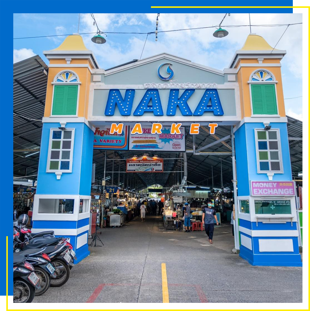 Phuket Naka Weekend Market Entrance