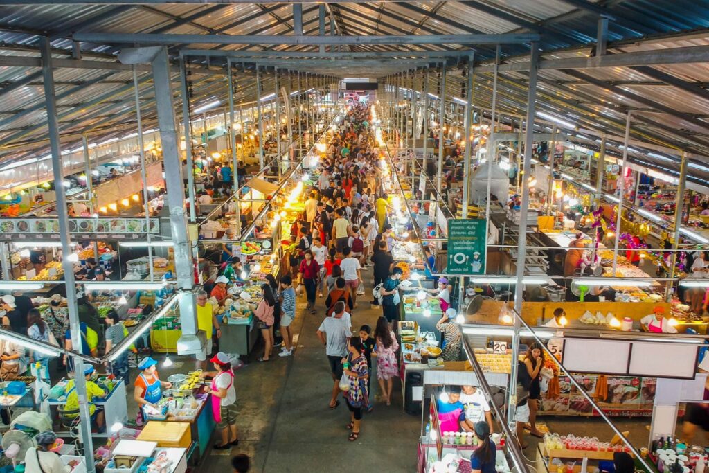 So many stalls available at Naka Night Market, Phuket
