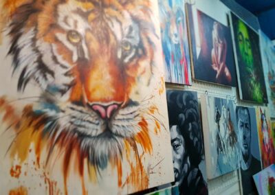 Beautiful artwork available at Naka Night Market, Phuket