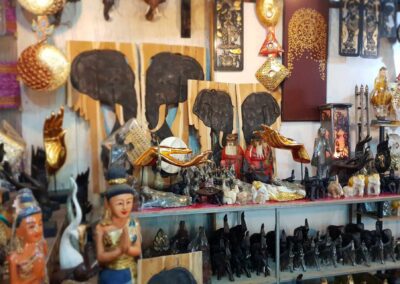 Lots of traditional Thailand crafts and souvenirs available