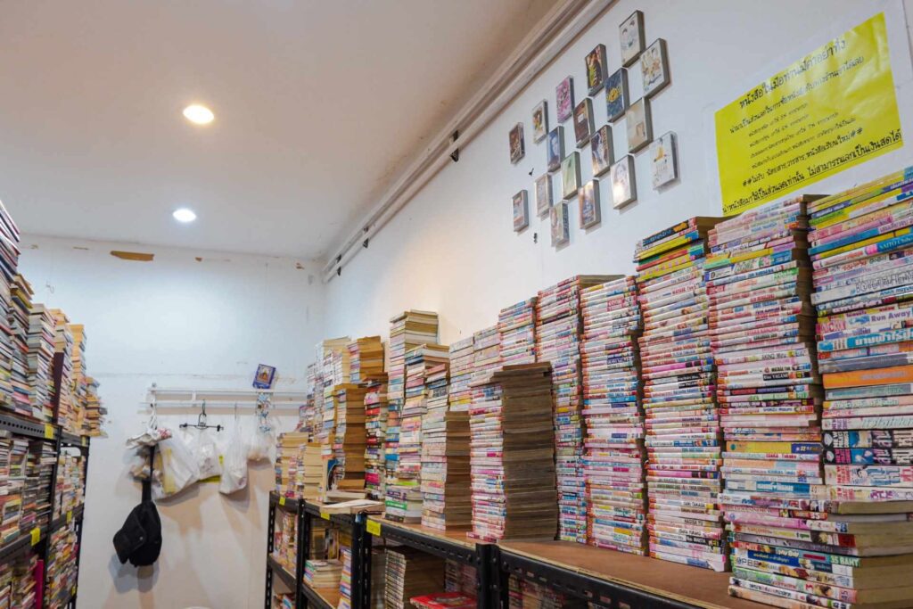 Grab a foreign language book and broaden your horizons at Naka Market.