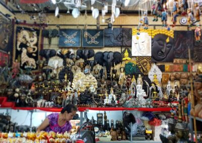 Traditional Thailand souvenirs available at Naka Night Market, Phuket