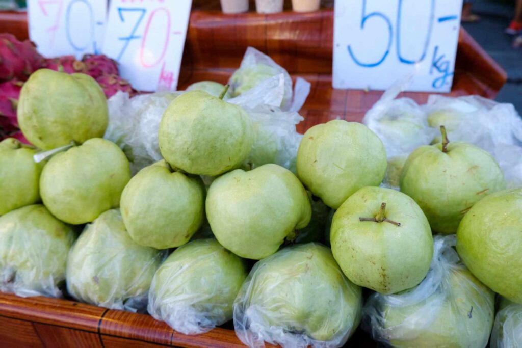 Great value fruit and veg for sale in the Food Zone