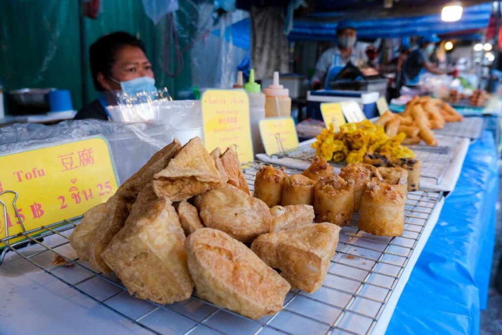 Cheap and delicious Thai food available in the Food Zone