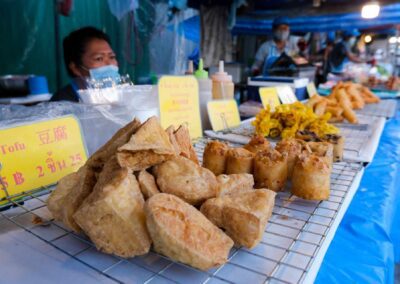 Cheap and delicious Thai food available in the Food Zone