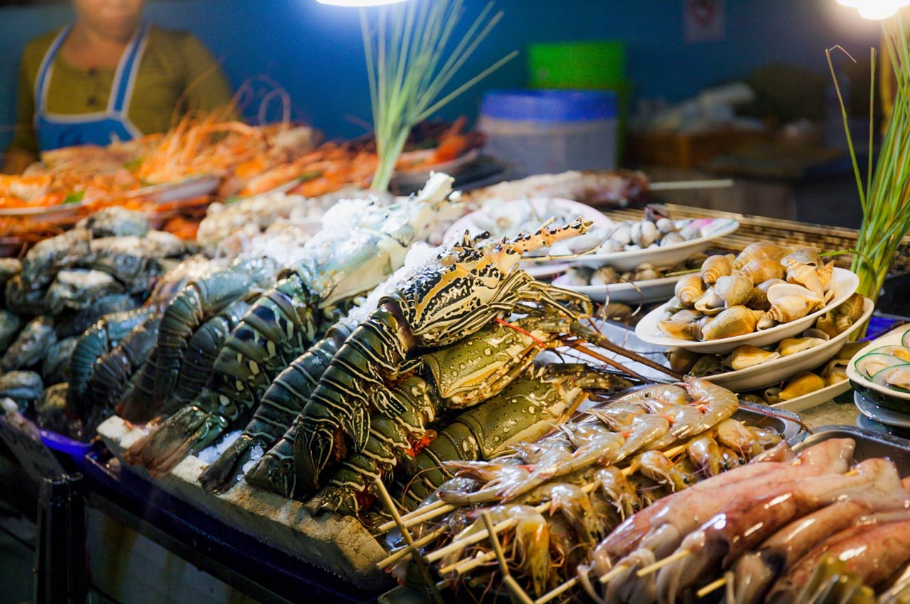 Fresh Seafood at Naka Market