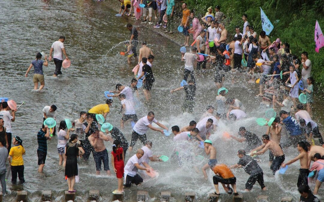 Songkran In Phuket At Naka Weekend Market