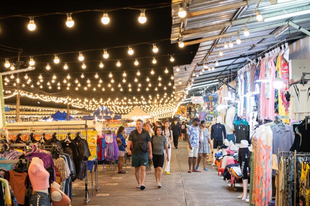 Bright lights and happy smiles at Naka Weekend Market