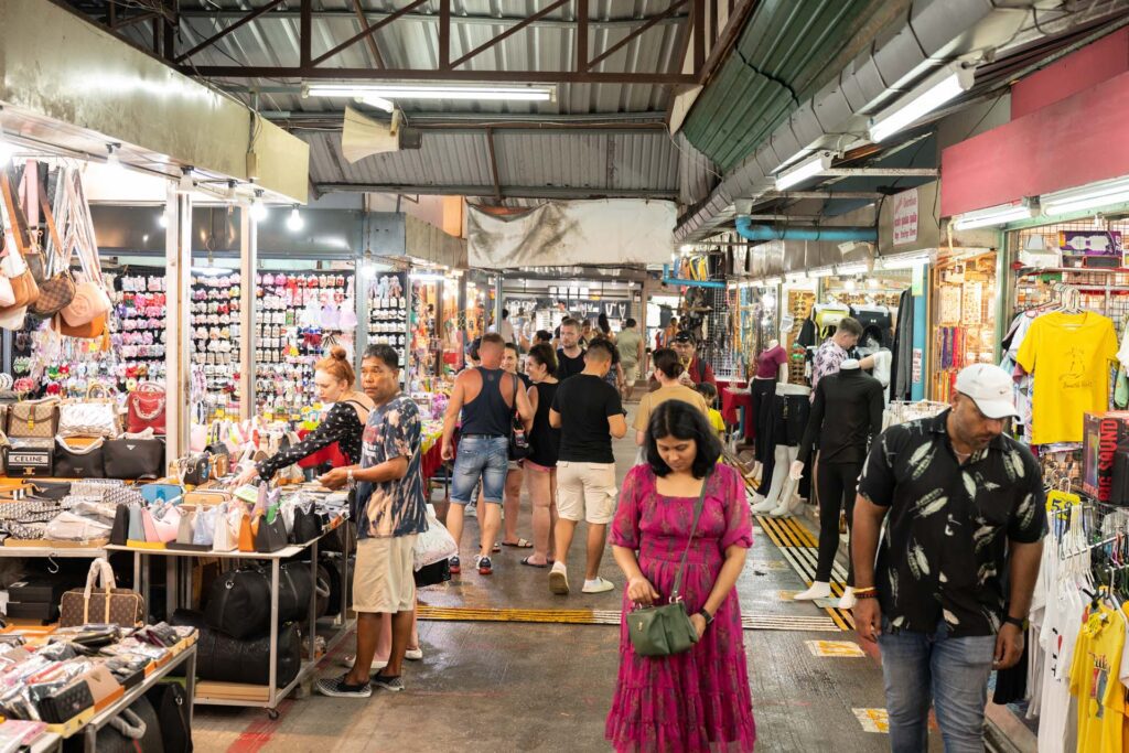 Take a walk through the street food section at Naka Weekend Market