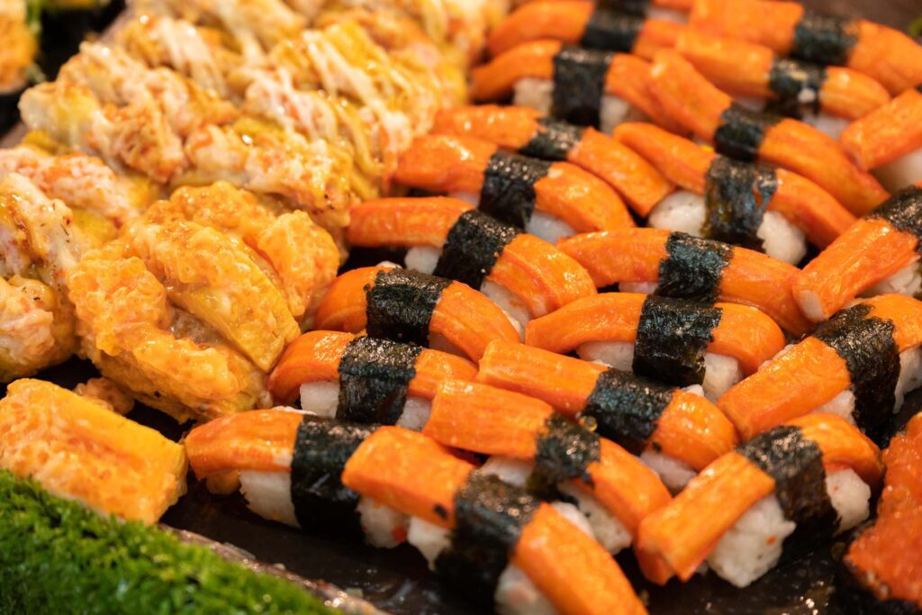 The freshest sushi in Phuket is available at Naka Weekend Market