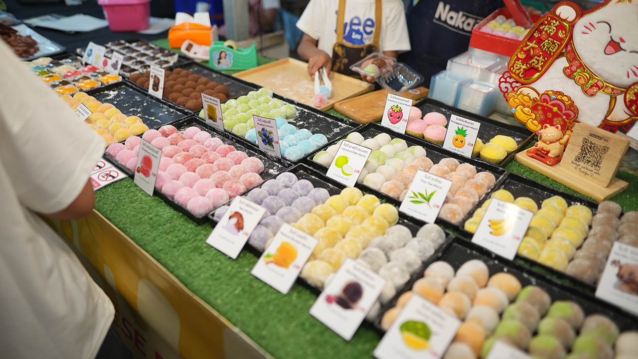 Mouth watering desserts at Naka Weekend Market