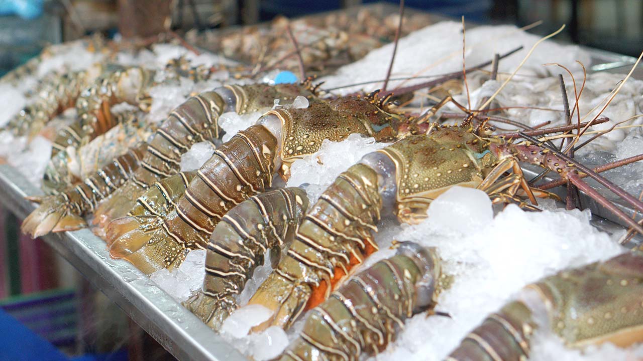 Splurge on seafood at Naka Night Market