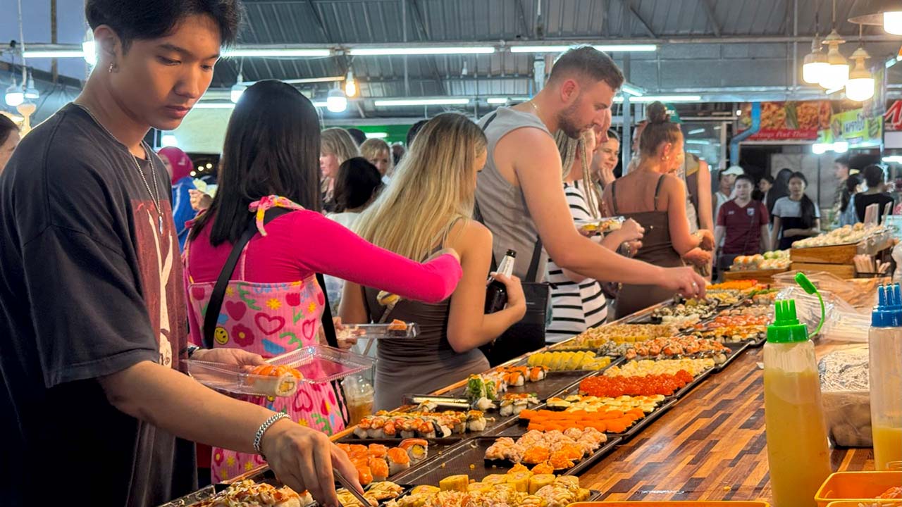 The amazing street food at Naka Night Market